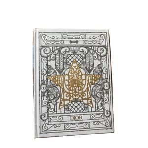 NEW Rare Christian Dior Novelty Notebook Gold Limited edition Book Holiday